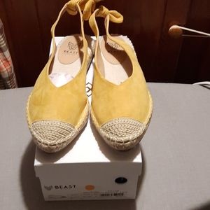 Flat Espadrille Mustard